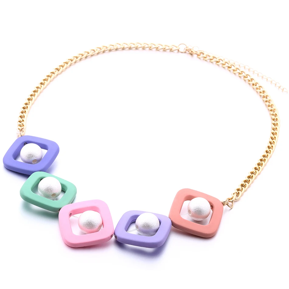 Женские ожерелья и подвески Match Right/эффектные/бусины/жемчуг/леди/большие/подвески