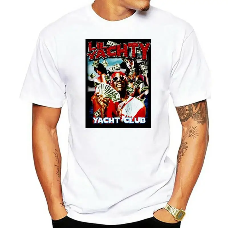 

Lil Yachty Yacht Club Inspired Hip hop R B Tee Tour New Men T-Shirt