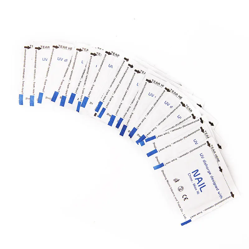 100 шт. средство для снятия лака ногтей Гель лак нейл арта обертывание удаления