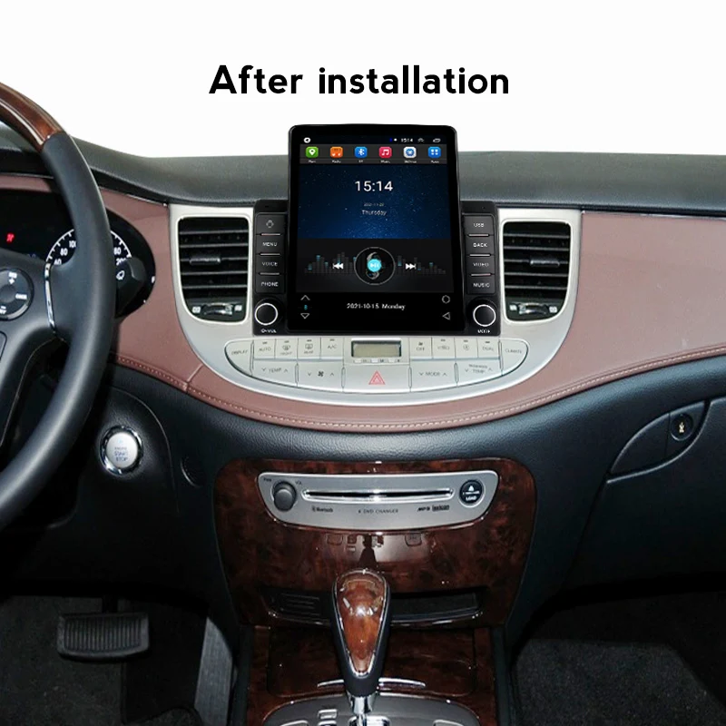 Автомобильная Мультимедийная система Tesla 9 7 дюйма для Hyundai Rohens Genesis 2008-2013 Android с DSP