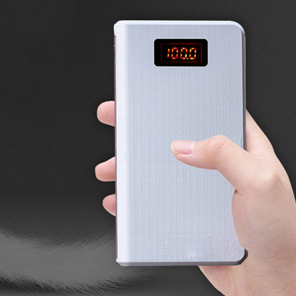 Ультратонкое портативное зарядное устройство 6000 мА быстрое 13 USB мини Внешнее для