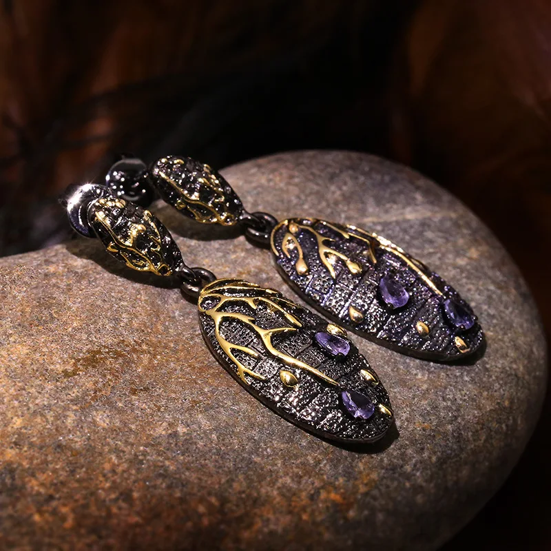 Женские богемные ювелирные изделия крупные серьги подвески в стиле ретро с