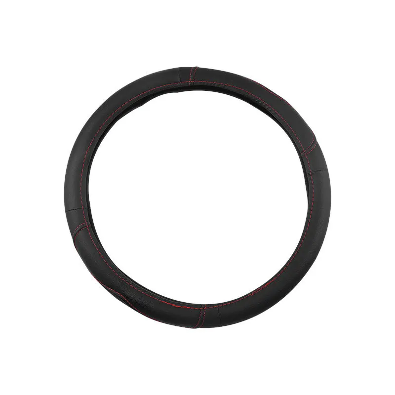 

Four Seasons Universal Simple Breathable Non-Slip Steering Wheel Cover High-End Leather Steering Wheel Cover Auto Parts