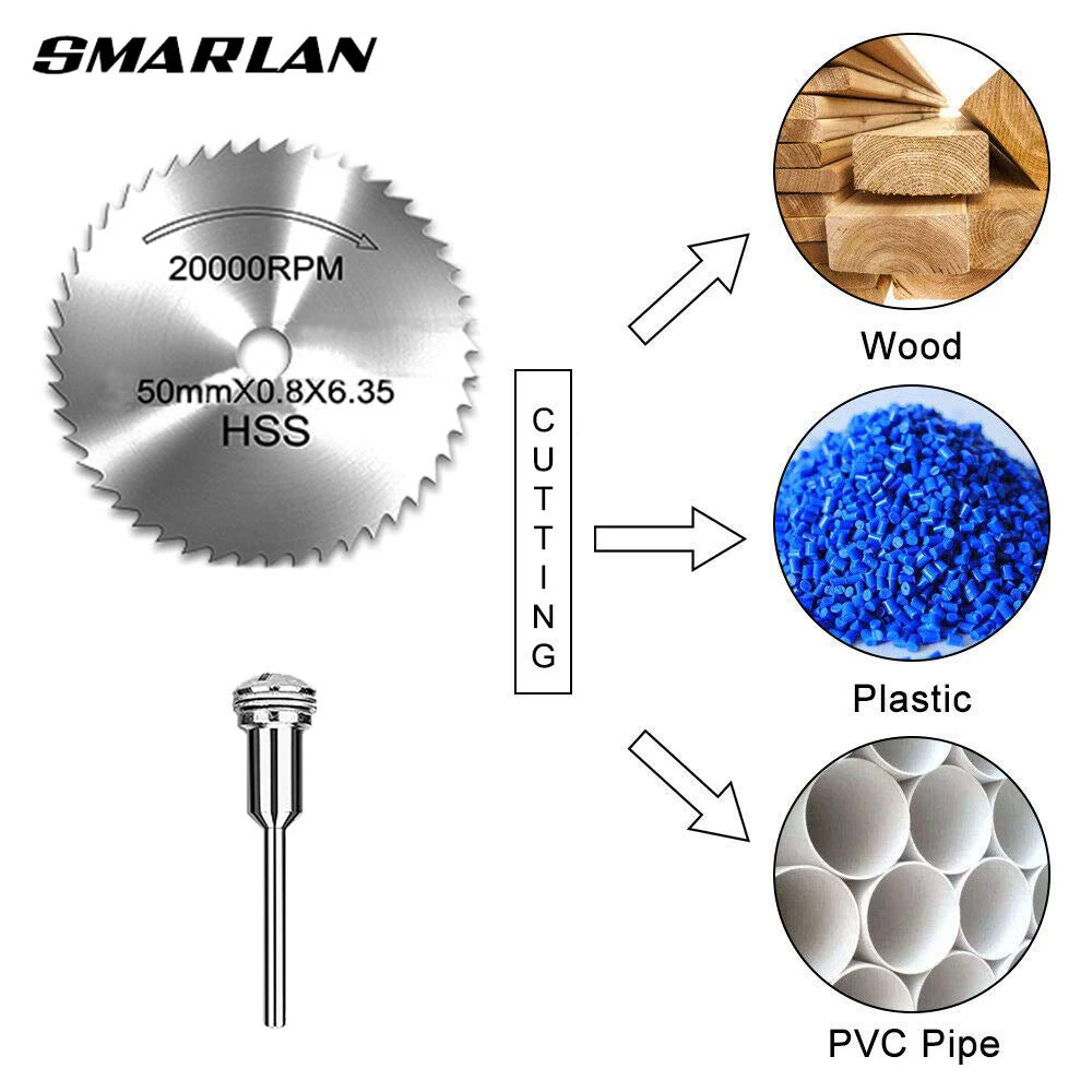 Пила циркулярная SMARLAN 7 шт. для Dremel | Инструменты