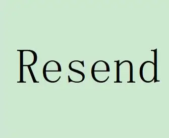 

resend