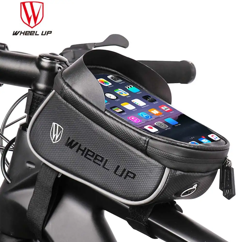 

Водонепроницаемый сумка для велосипеда велосипед Велоспорт сотовый мобильный телефон сумка чехол 6,2 ''велосипедные сумки на багажник, креп...