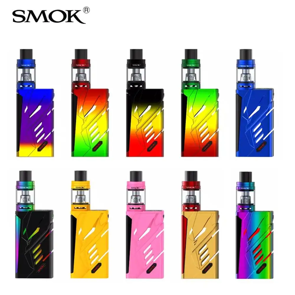 Оригинальный SMOK T PRIV Mod 4 мл TFV8 X BABY бак 220 Вт VW TC бокс мод испаритель вейп комплект