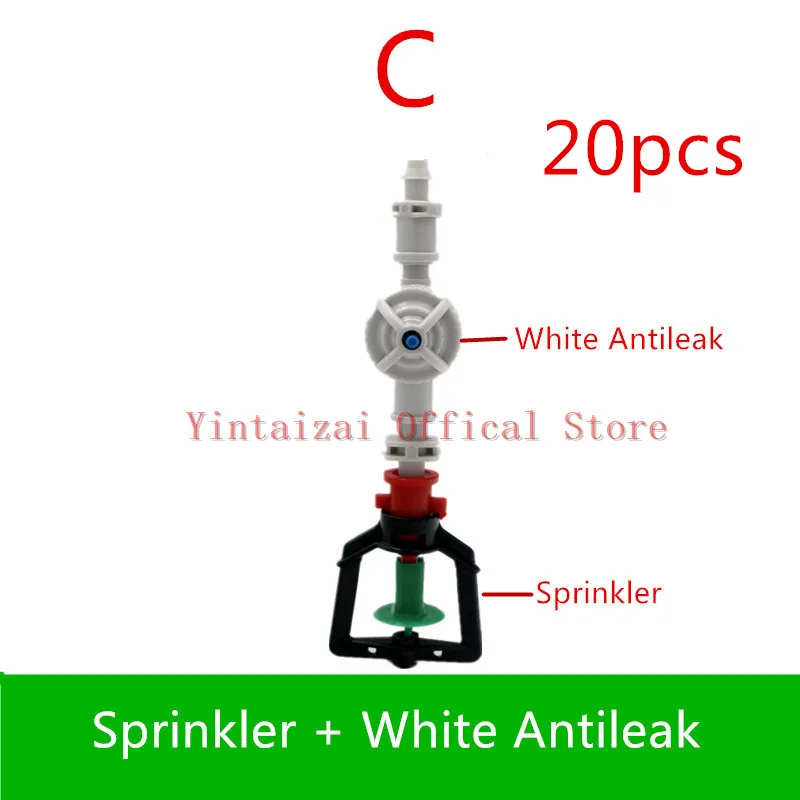 20 шт. спринклер для автоматического полива 1/4 дюйма|micro nozzle|garden sprinklergreenhouse sprinkler |