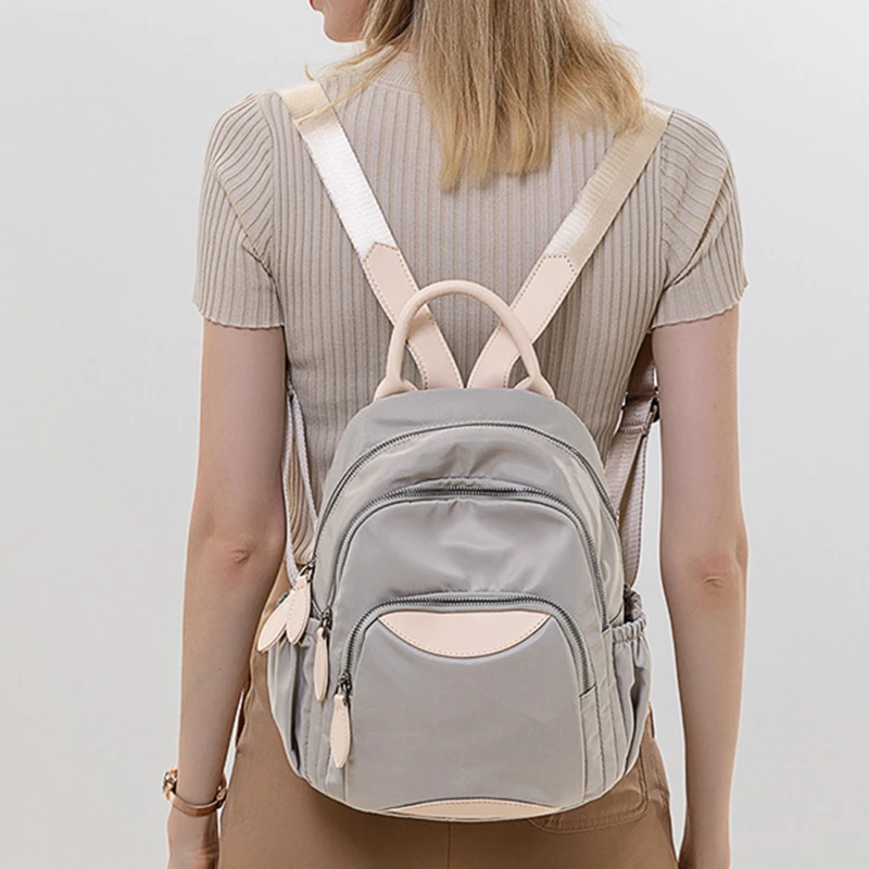 

Summer Oxford Cloth Backpack Female Students Easy To Build Large Capacity Leisure Women'S School Bag Kawaii Travel Small 2021