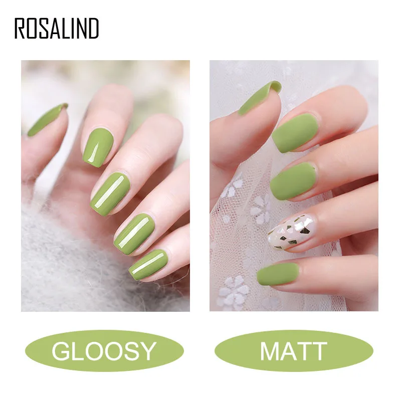 

ROSALIND Waterproof Nail Gel Polish High Quality Nail Art Salon 70 Hot Sale Color Base Top Coat Soak Off Nail Art UV Gel Varnish