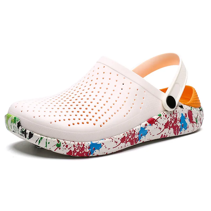 

New Men Clogs Crokkes Shoes For Home Beach Casual Women's Slippers Unisex Couple Sandal Flip Flops Shoes Non-slide Female