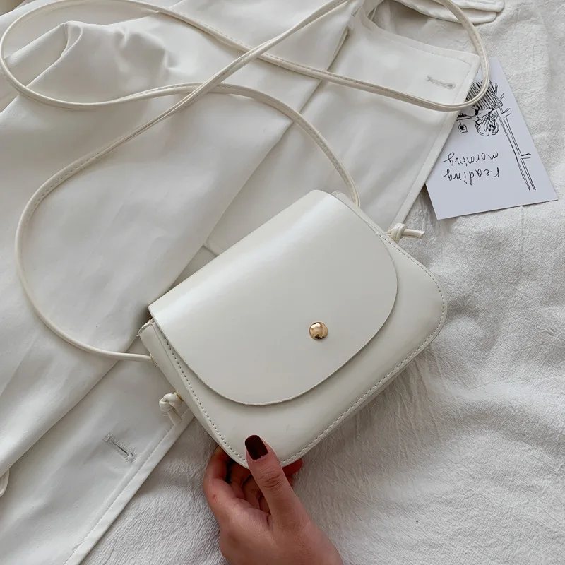 

Ladies Small Bags 2021 New Fashion Simple Shoulder Bag Popular Saddle Messenger Bag