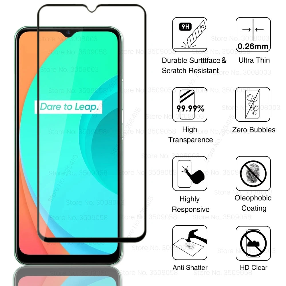 1/2 шт. realmi c 11 закаленное стекло для oppo realme c11 2020 rmx2185 6 5 ''дисплей телефона