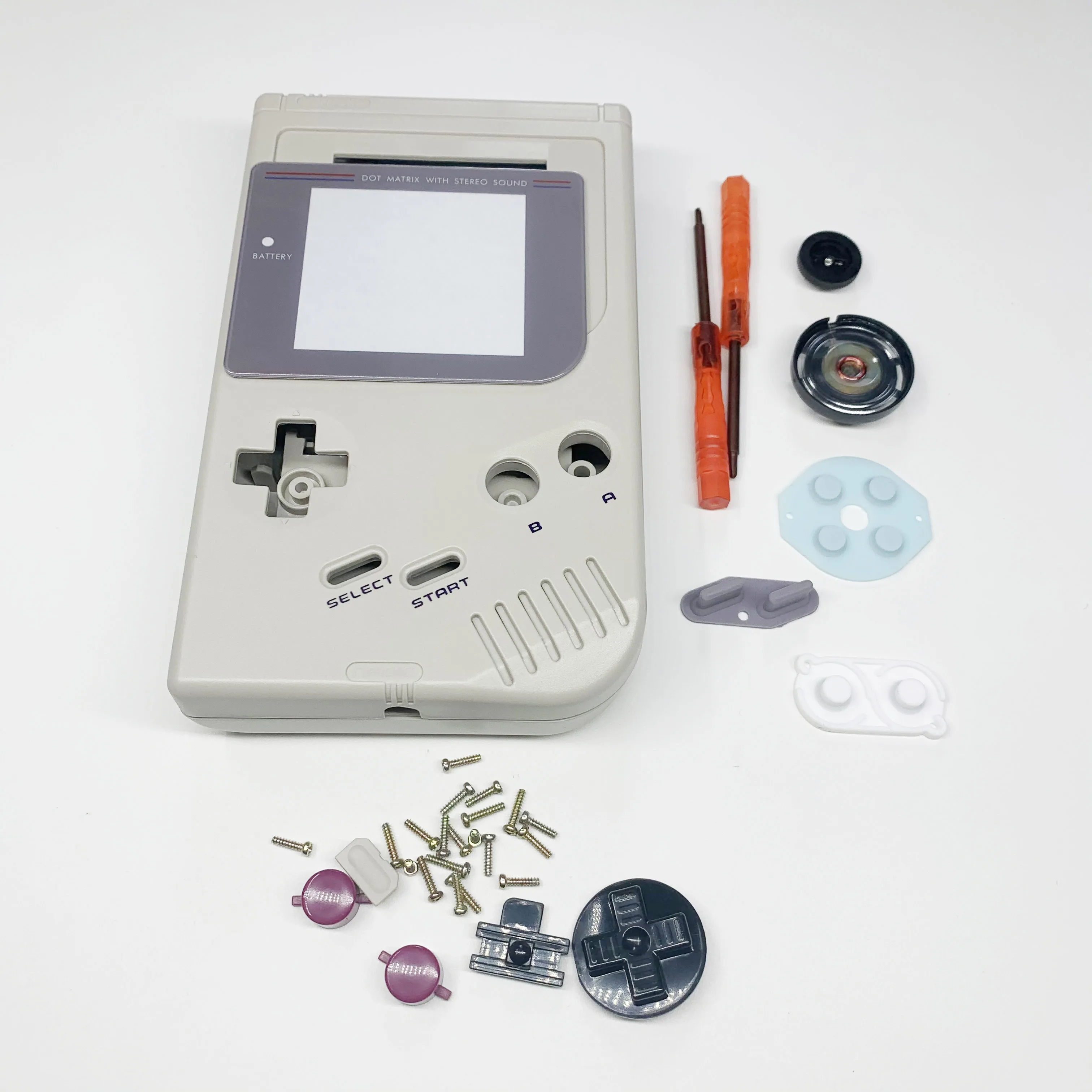 Чехол для игровой консоли Ganer Gameboy чехол-накладка на ГБ кнопки динамик резиновые