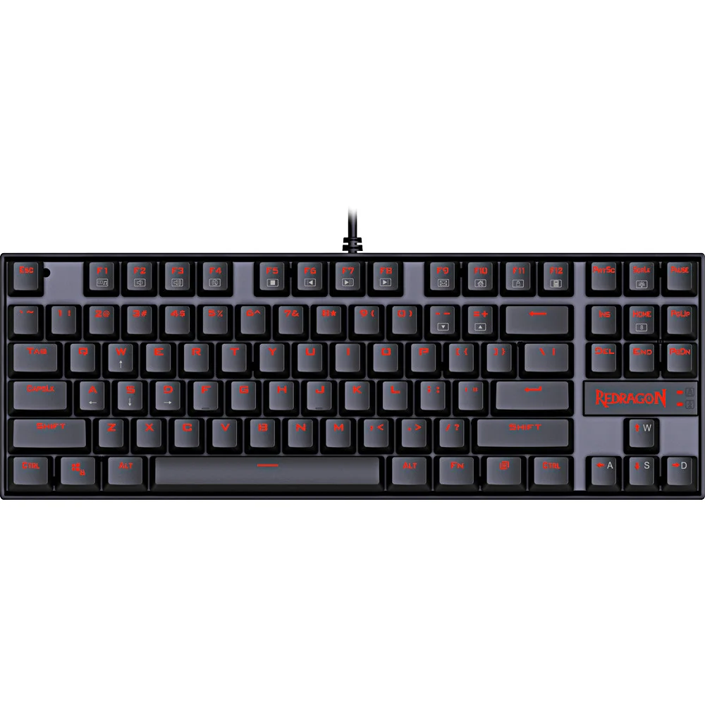 

Redragon KUMARA K552 Monochrome Backlit 87 Key TKL Small Gaming Mechanical Keyboard