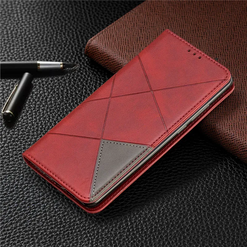 Huawei Y6 Case Magnetic Leather Slim Case na for Huawei Y6 Y 6 Pro Prime Y6Prime Flip Stand Business Phone Cover