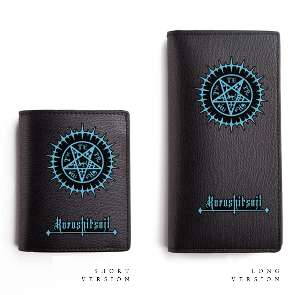 Мужской кошелек MeanCat Черный дворецкий черный ПУ кошелек|Мужские кошельки| |