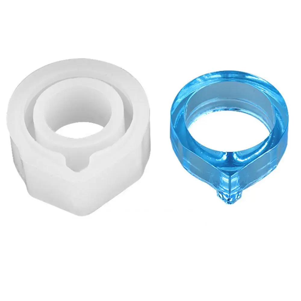 

ANGELADY 9Pcs/set Assorted Sizes DIY Ring Silicone Mold Jewelry Pendant Rings Resin Casting Tool