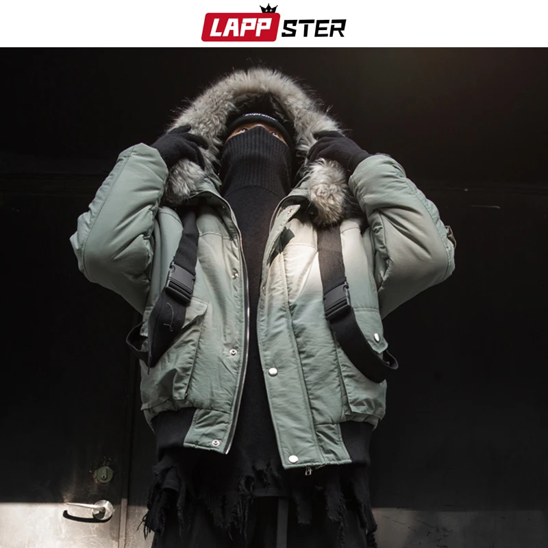 Мужская зимняя куртка LAPPSTER Японская уличная одежда парки 2020 Толстая ветровка в