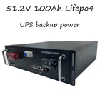 Литий-железо-фосфатная аккумуляторная батарея BMS 16S, 3500 в, 3,2 А, 48 В, 51,2 Ач