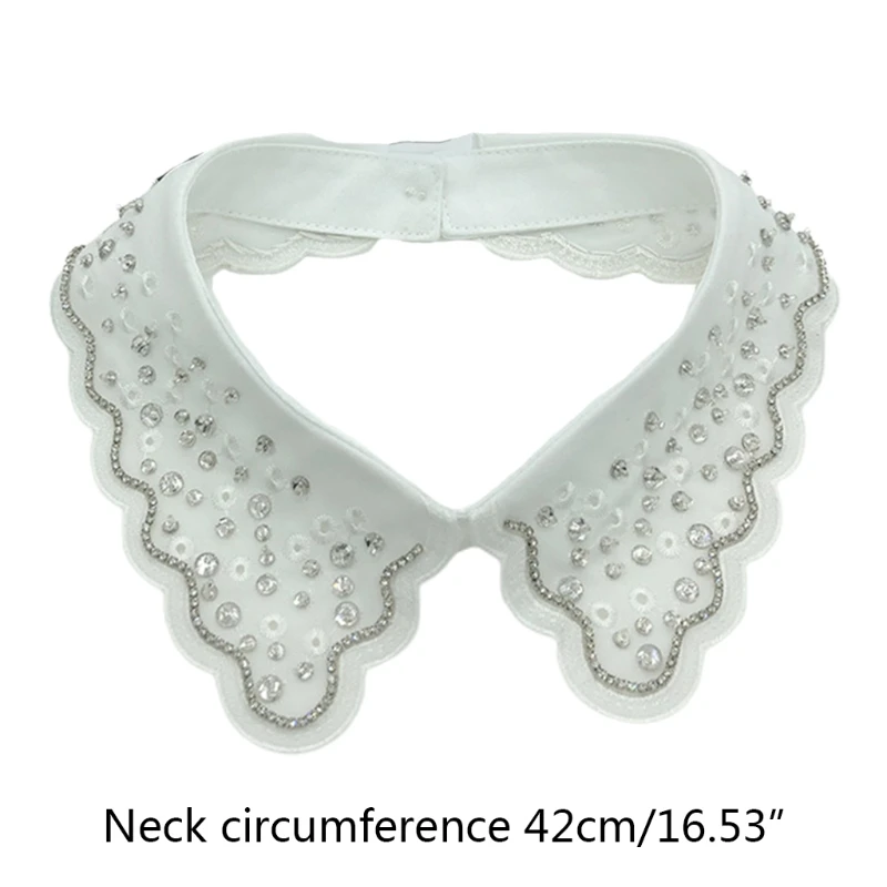 

False Collar Rhinestone Fashion Trend Detachable Fake Collar Women