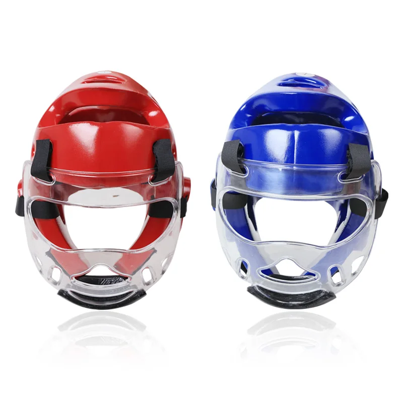 Taekwondo Helmet Adult Children Martial Arts Fight Face Mask Head Protect Gear Skating Equipment for Boxing Karate Training