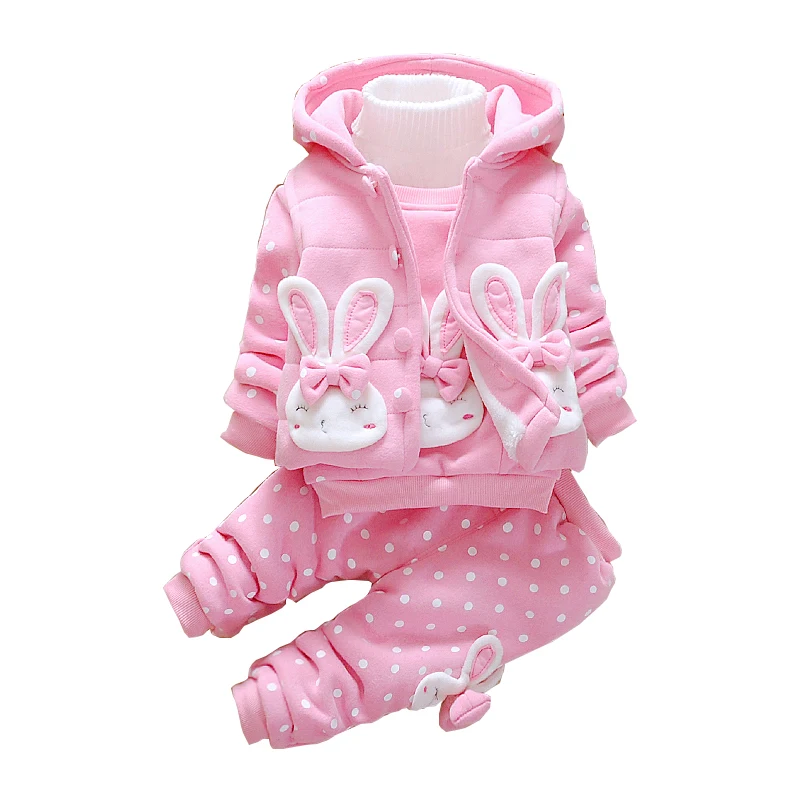 Тонкий хлопковый костюм тройка для маленьких девочек 1 шт.|Комплекты одежды| |