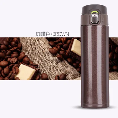 500ML Thermos DIY Customize Laser Engrave LOGO Name Driver Car Travel Vacuum Flasks Steel Double Wall Thermal Cup Bottle MAZWEI | Дом и сад