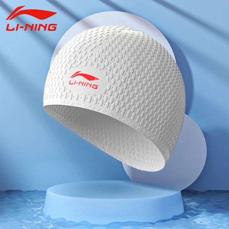 

Swimming Cap Female Waterproof Not Squeezing Head for Long Hair Silicone Male Professional Large Ear Protection