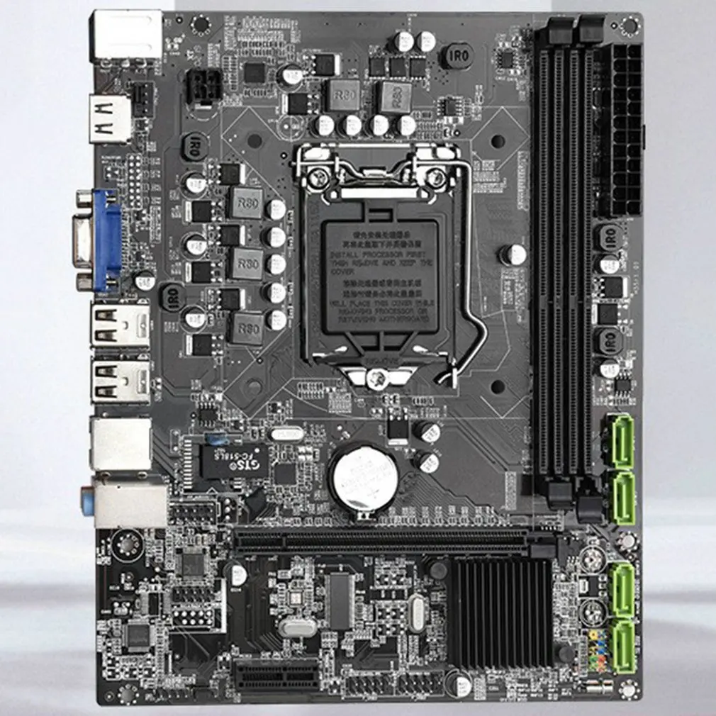 Computer Motherboards H55 Desktop 1156 Pin With Integrated Display DDR3 Memory High Speed Droshipping~ | Инструменты