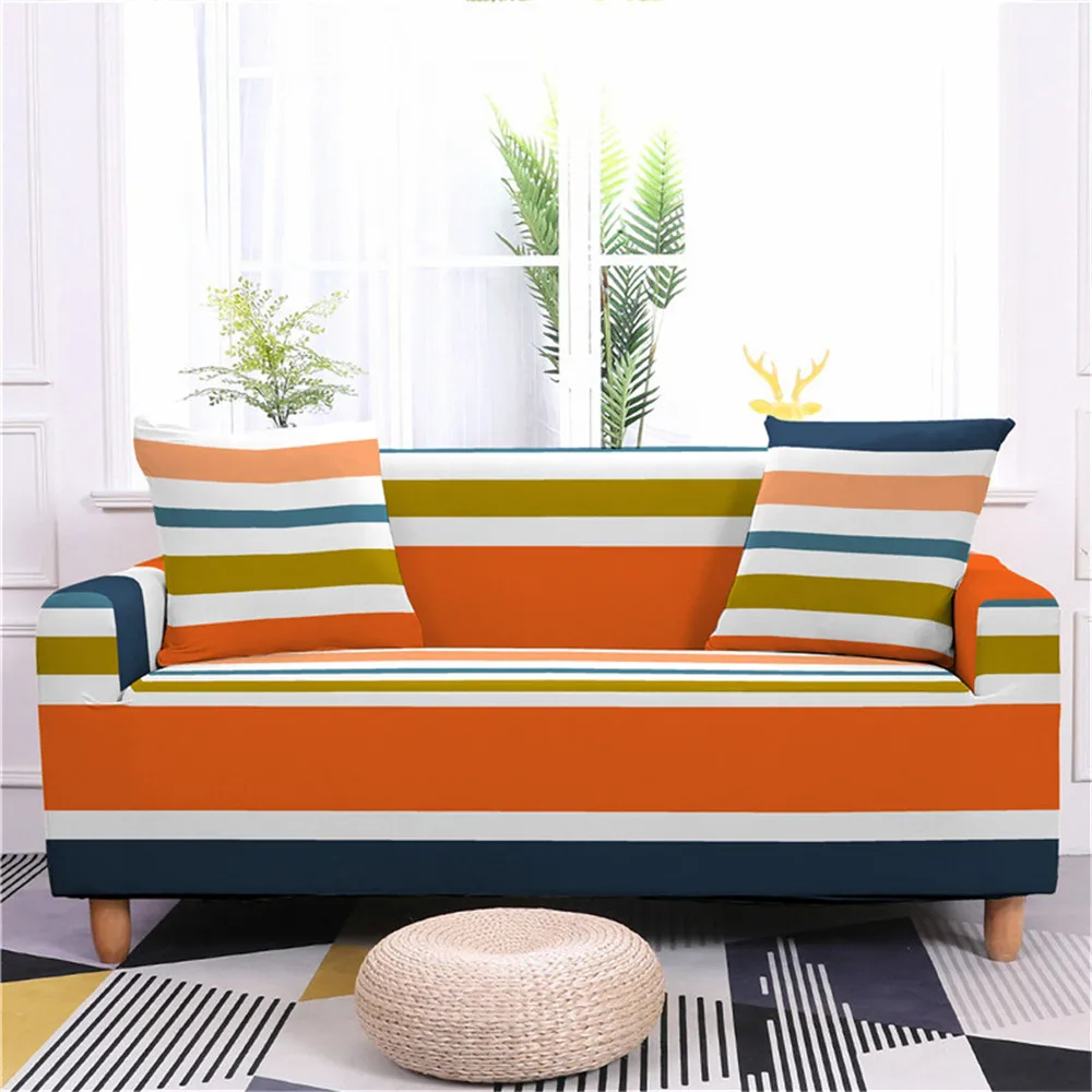 Чехол для дивана в стиле Хеллоуина анти-грязный чехол эластичный