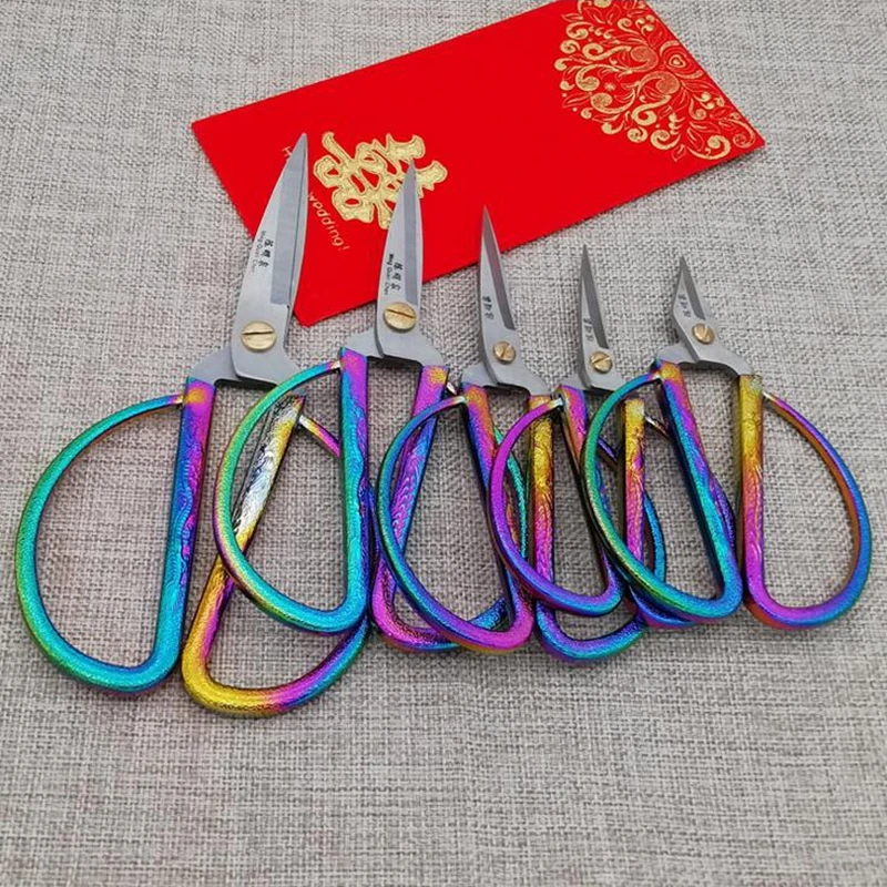 

Cutter Embroidery Thread Handmade Blade Vintage Retro Cutting Scissors Sewing Tailor Scissors Dragon Scissors Color Steel Sharp