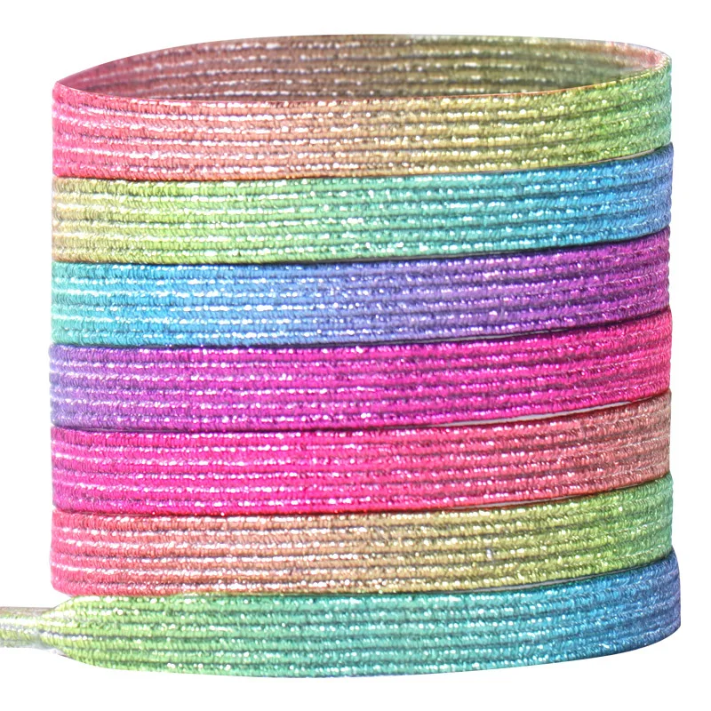 

Children's Gospel. The elastic flat rope that magnetically absorbs the colored shoelaces is the baby's favorite