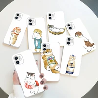 phone cases for iphone 12 11 pro max mini 6 6s 7 8 plus x xs xr for apple 12 11 pro max se 2020 funda cute cartoon cats coque