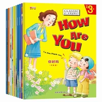 english picture book manga book for 2 6 years old baby introductorys reading english enlightenment story bilingual picture books