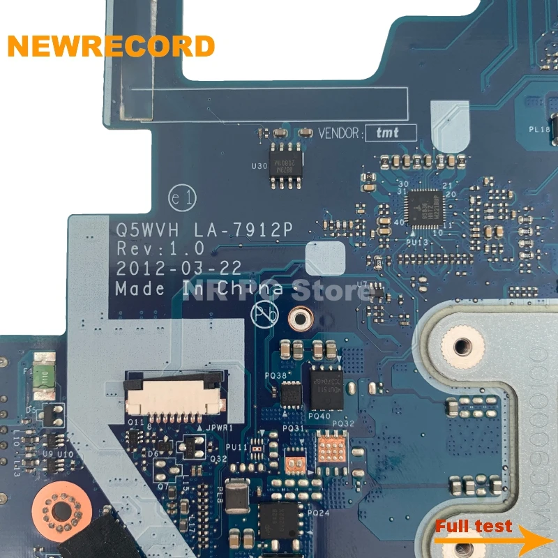 newrecord q5wvh la 7912p nby1111001 nb y1111 001 main board for acer e1 531 e1 571g v3 571g v3 571 laptop motherboard hm77 ddr3 free global shipping
