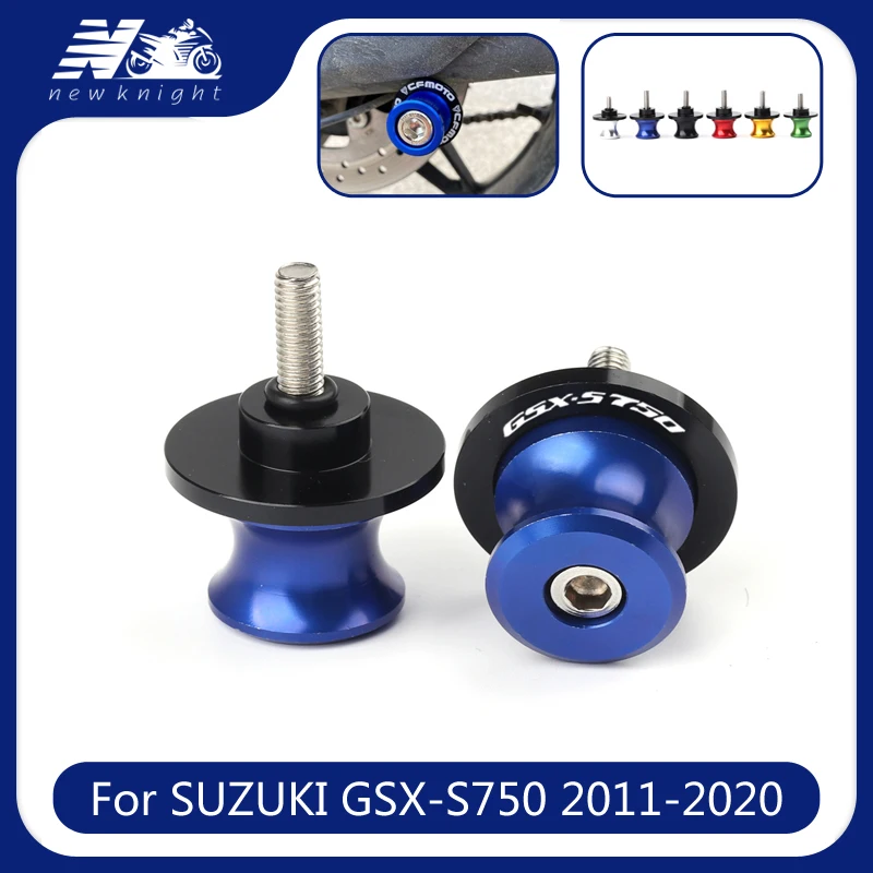 

Аксессуары для мотоциклов M8 CNC алюминиевая шпуля с вращающимся рычагом слайдер стенд винты с логотипом для SUZUKI GSX-S750 GSXS750 2011-2020 2019