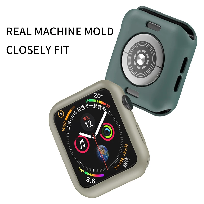 Watch Cover Case For Apple Watch 6 5 4 40mm 44mm Scratch Colorful Soft Cases For IWatch Series 3 2 42mm 38mm Accessories