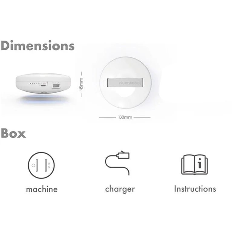 Оригинальный робот для уничтожения бактерий CleanseBot первый в мире дома и