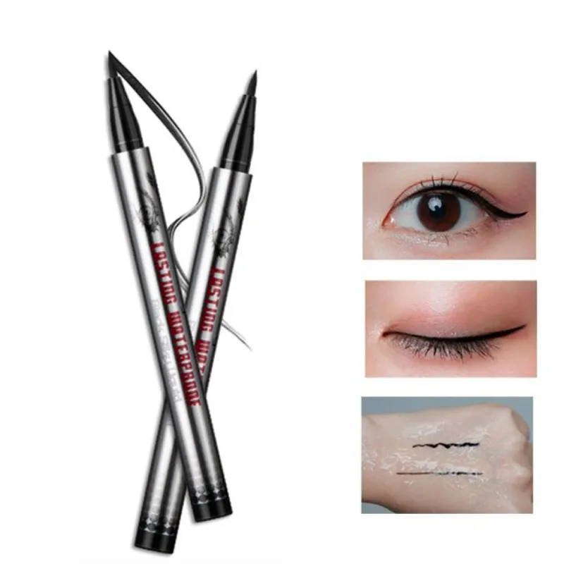 

Black Eye Liner Pencils Eyeliner Stencil Delineador Liquido Para Activados Con Agua Kredka Do Oczu Smudge-Proof Lapiz De Ojos