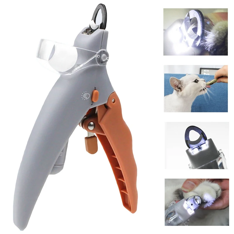 

Профессиональный светодиодный светильник для домашних животных собаки клипера ногтя Ножницы для домашних животных собак и кошек ногтей но...