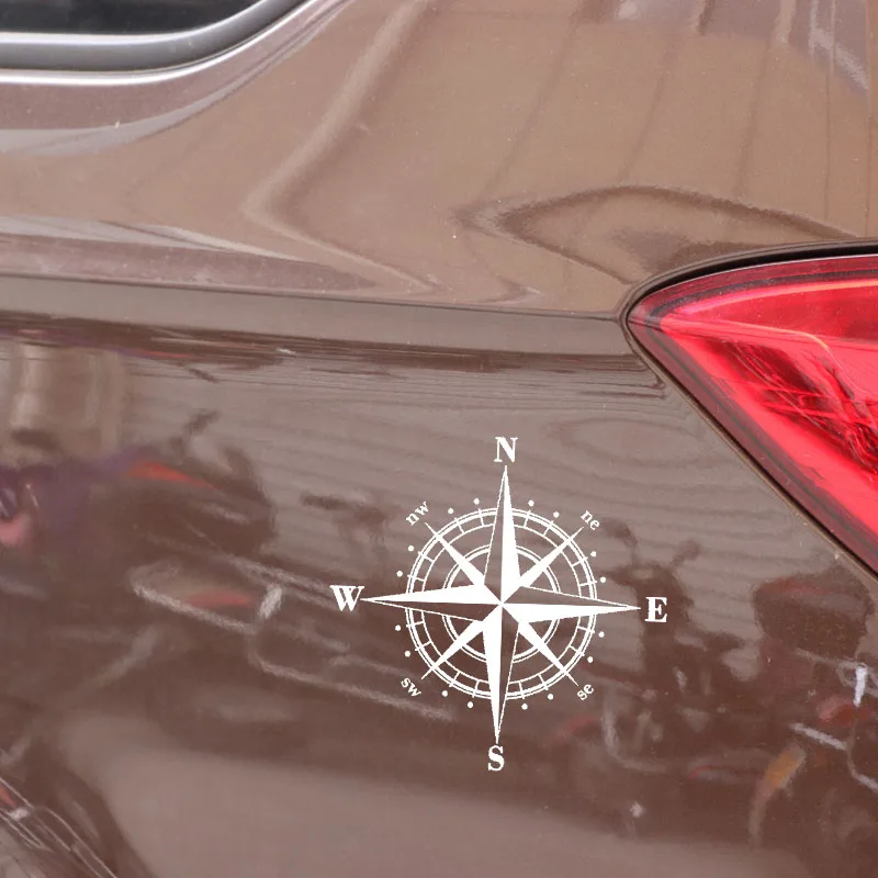 

15cm*15cm Black/White Color Art Design Vinyl NSWE Compass Car Sticker Decal Black/White