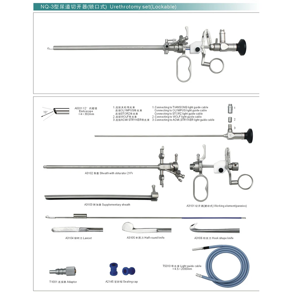 

Orthopedic urology surgical instruments