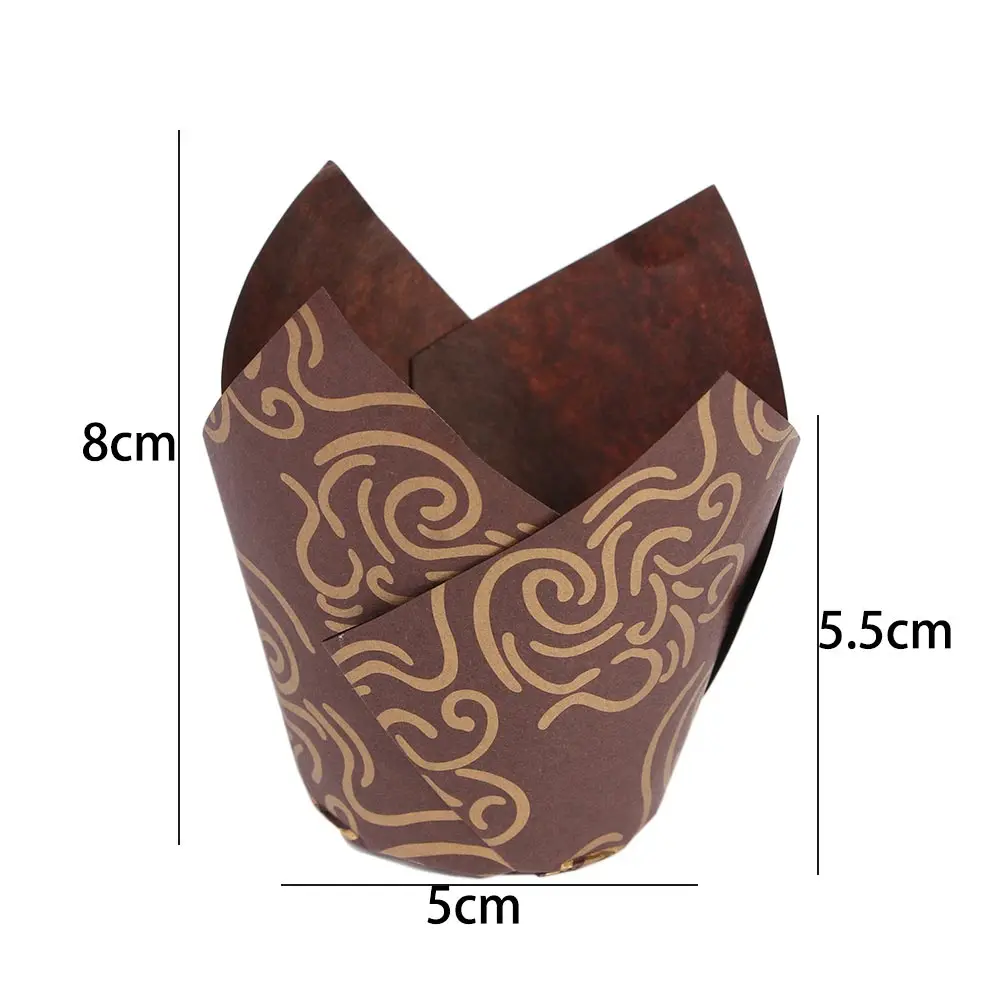 50 цветов форма для торта бумажная чашка бумажные чашки кексов Чехлы