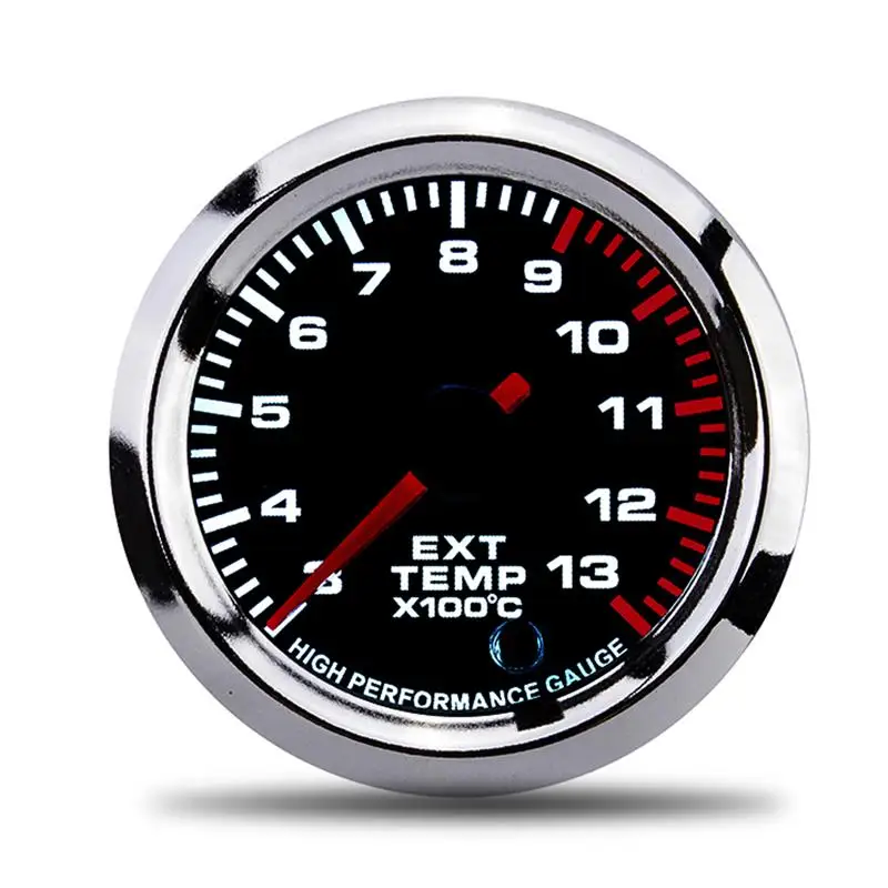Ext temp gauge Цифровой измеритель соотношения воздушного топлива автомобильные Датчики 12 в светодиодный 52 мм Автомобильный повышающий Тахометр Температура воды Температура масла Датчик давления масла напряжение - Цвет: Ext temp gauge