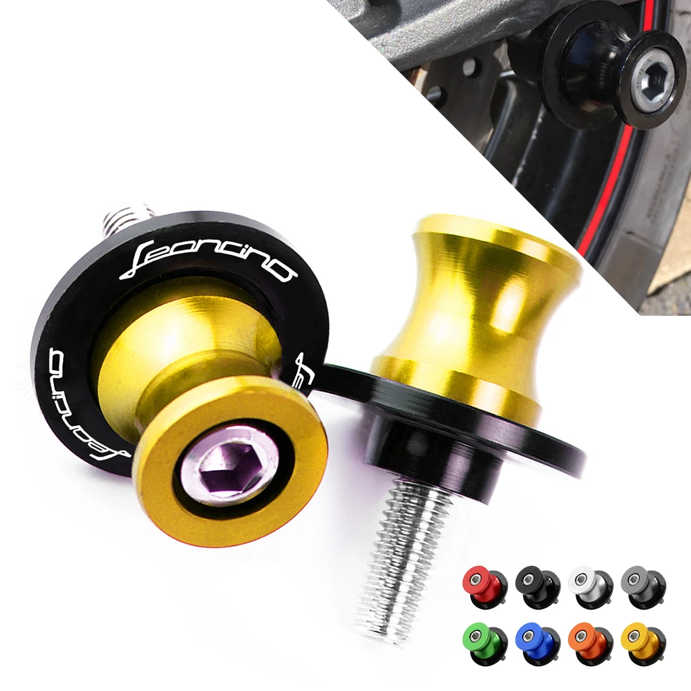 

Для Benelli leoncino 500 BJ500 BJ500 TRK 502 2015 2016 2017 2018 19 leoncinoX 6 мм мотоциклетный маятник слайдер катушки винты стойки