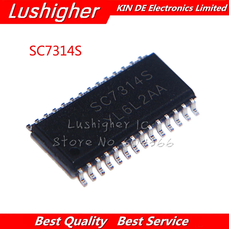 Интегральная микросхема аудио процессора SC7314S SC7314 SMD SOP28 1 шт.|Интегральные схемы| |