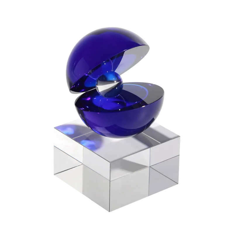 

Скандинавский светильник, Роскошный домашний креативный хрустальный шар, украшение для ТВ-кабинета, модель комнаты, кабинета, мягкое украш...