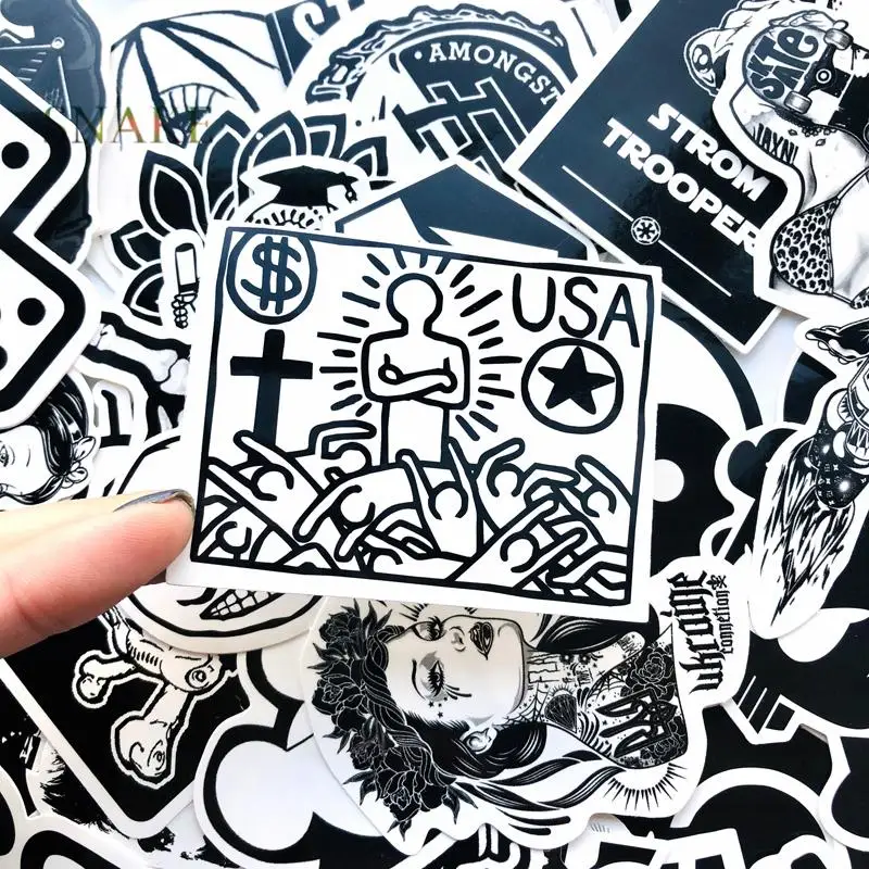 

60PCS PVC Sticker Waterproof Home Decoration Graffiti Laptop Motorcycle Suitcase Trolley Case Decal Accessories Window Sticker