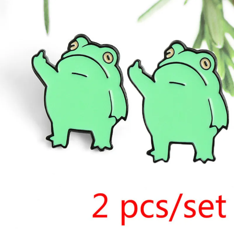 2 шт. эмаль на булавке с героями мультфильмов одежда для сна милыми и забавными